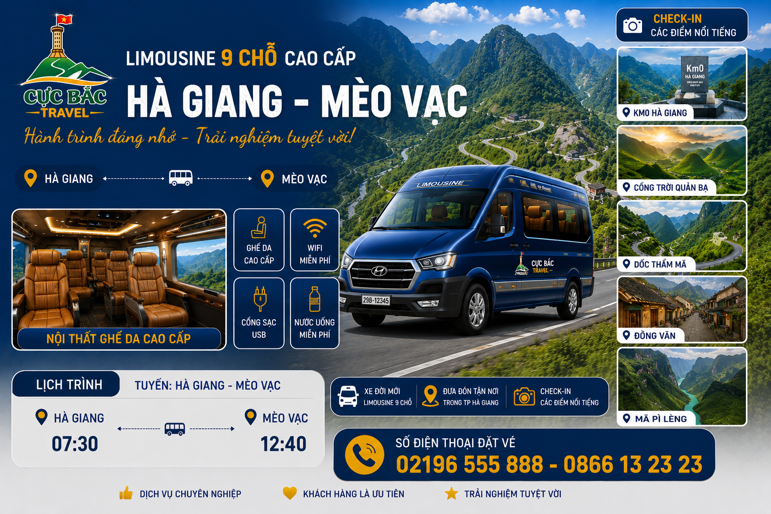 Xe ghép Nội Bài Hà Giang